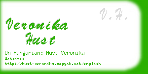 veronika hust business card